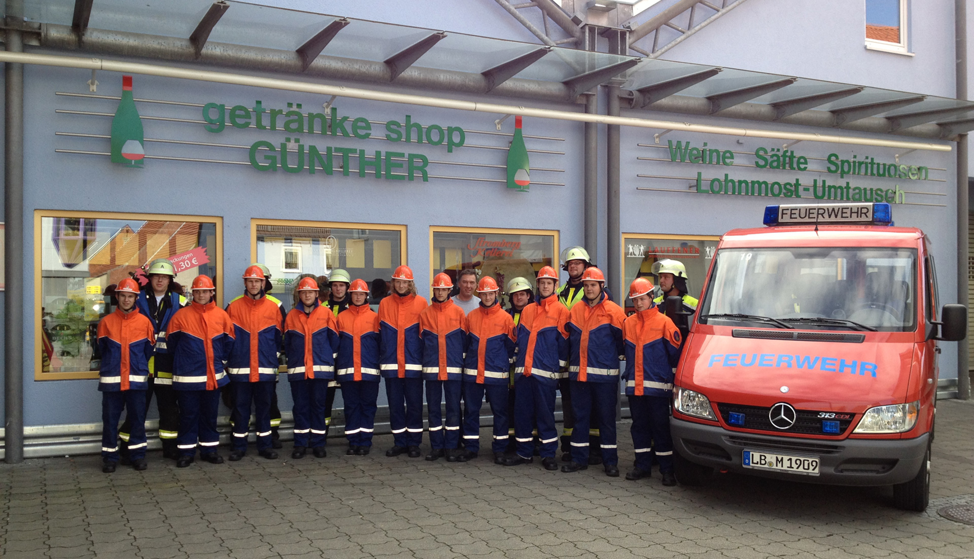 Die Jugendfeuerwehr 2015.